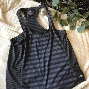 Marika Grey Striped Dri-Wik Active Tank